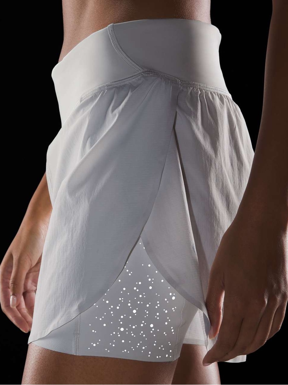 Lululemon Fast and Free 2-in-1 High-Rise Short 3" *Reflective